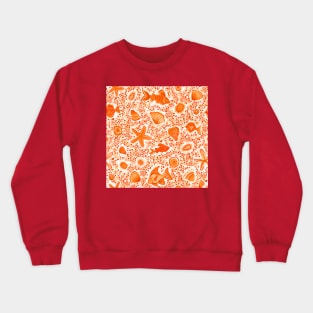 Orange Fishes Crewneck Sweatshirt